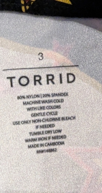 Torrid star FULL LENGTH SIGNATURE WAIST LIQUID LEGGING 3x  new without tags - Picture 10 of 11